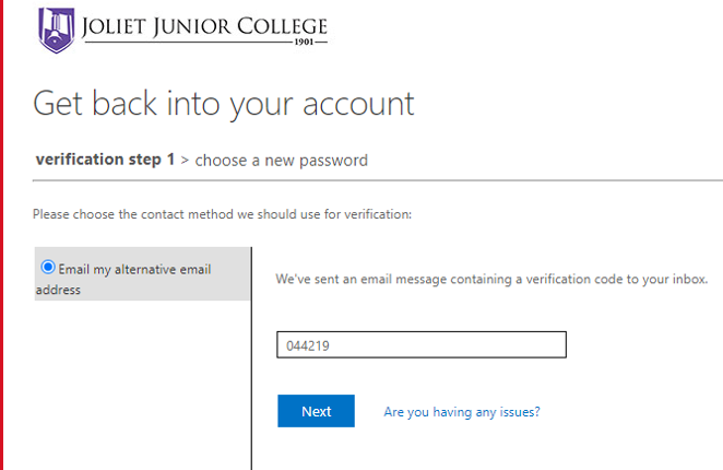 New Account Setup | Joliet Junior College